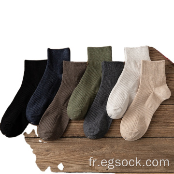 20 paires de tissus tricotés pour hommes chaussettes courtes en coton